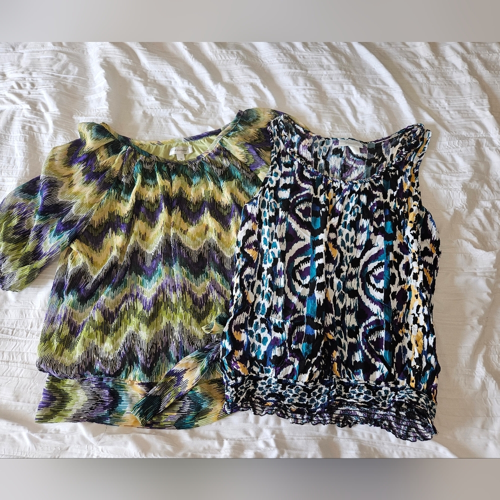 Dressbarn Multicolor Women's Tops Set
